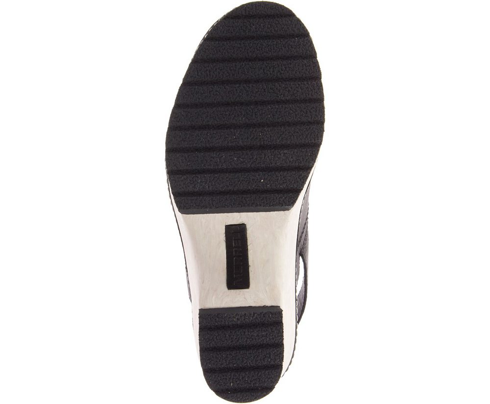 Merrell Sandals Black - Halendi Backstrap - Womens 76YVPGQLW